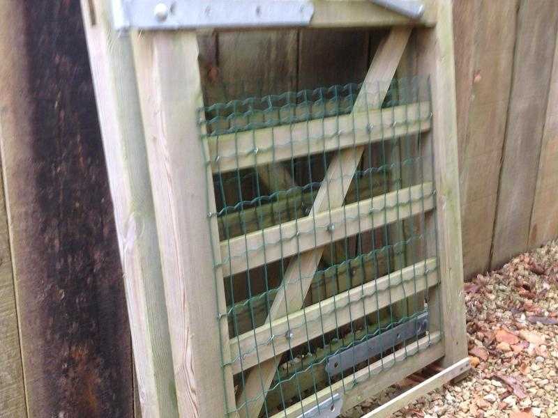 Pair of wooden gates