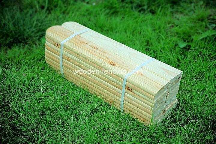 PALES 40x9x2 picket style wooden fencing SIBERIAN LARCH fence