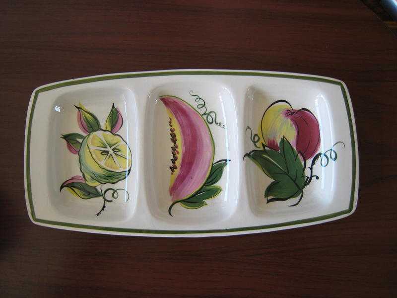 Palissy condiments dish