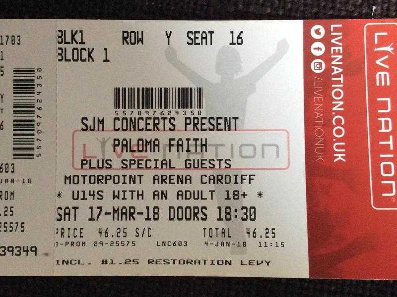 Paloma Faith Motorpoint Arena Cardiff