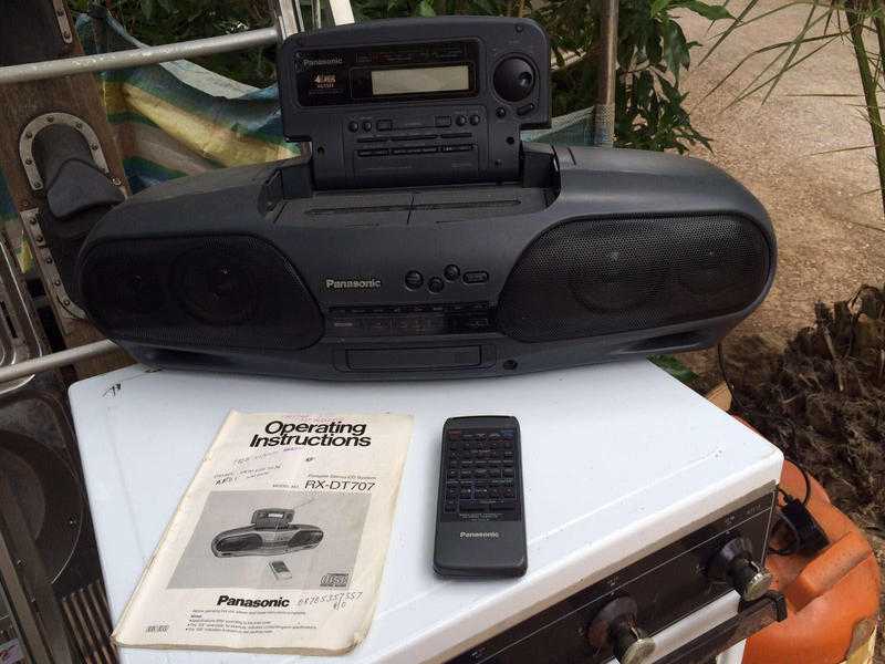 Panasonic double cassette player