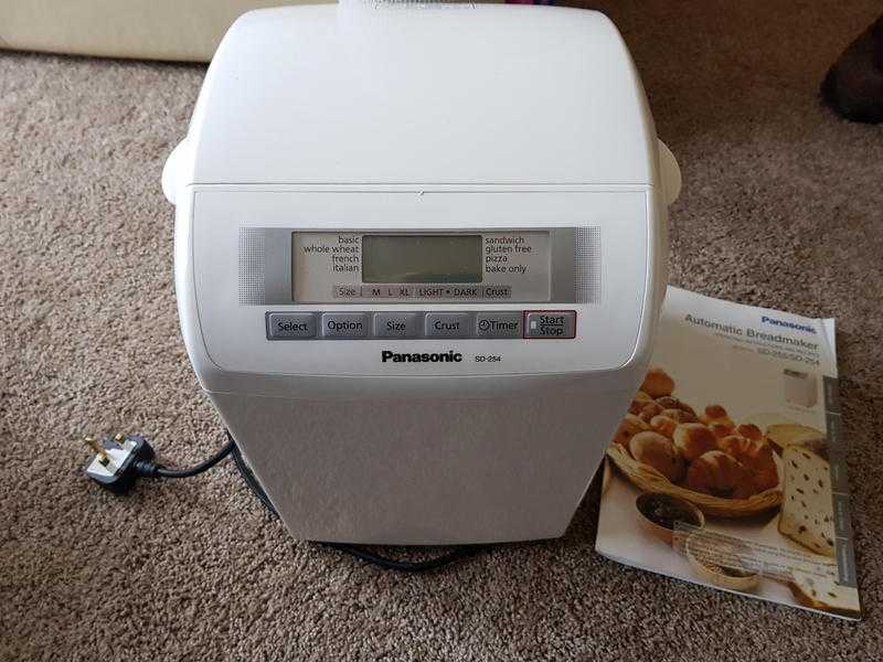 Panasonic SD254 Breadmaker (no 2)