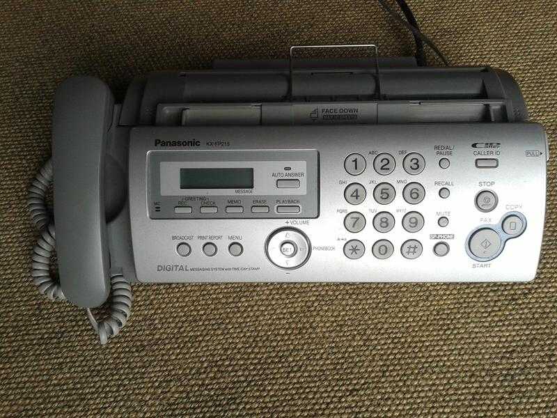 Panasonic Telephone  Answer machine  Fax