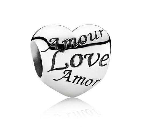 Pandora language of love charm