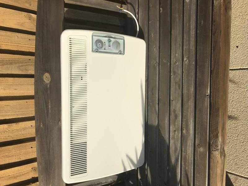 Panel converter heater