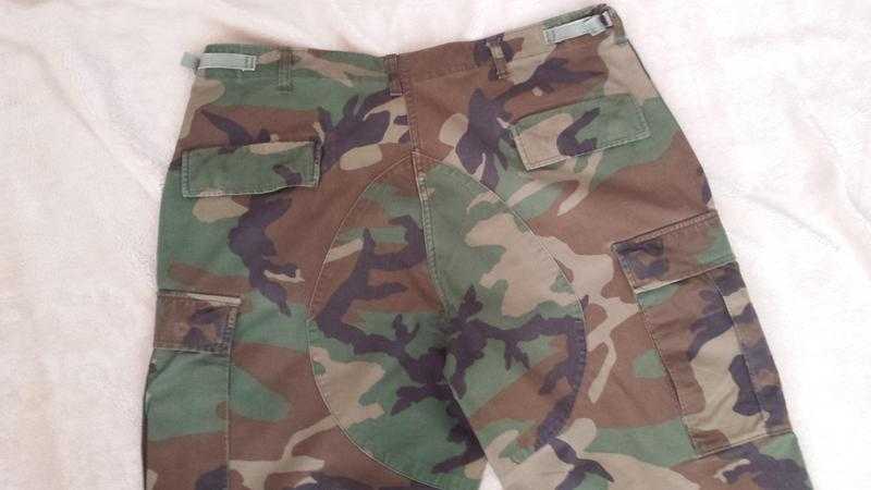 Pants Military US Woodland Camouflage.