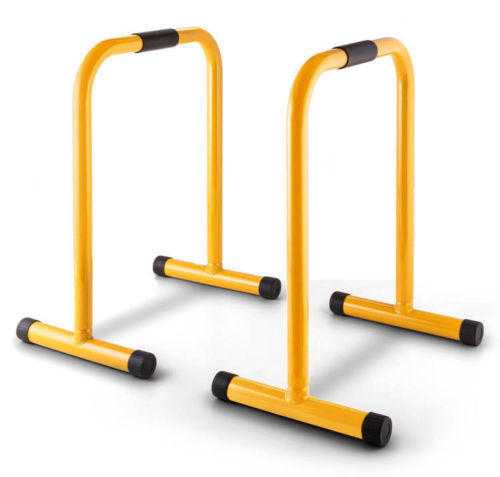 Parallettes Calisthenics Crossfit Push Up Bars Gymnastics Bodyweight Yellow Fitness Exercise