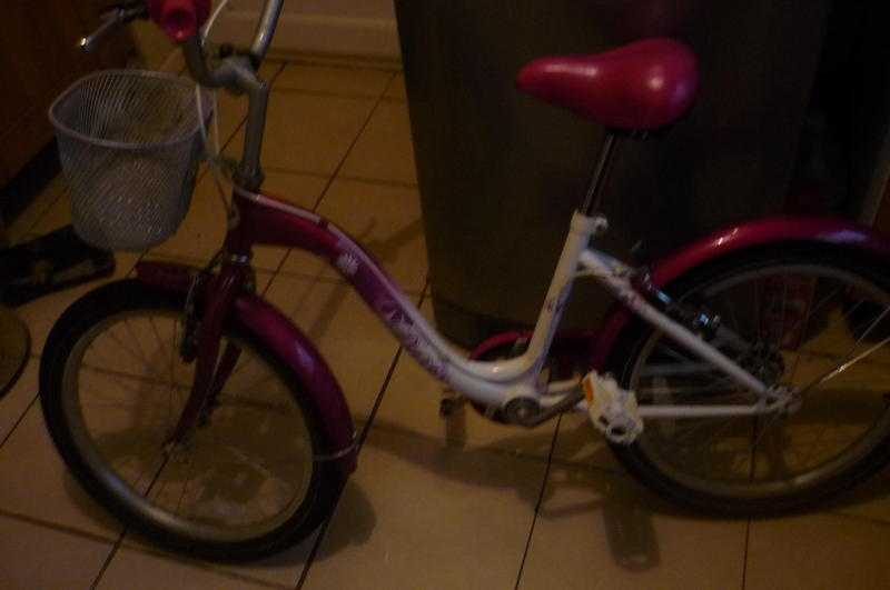 Paris 20 pink girls bike in good condition