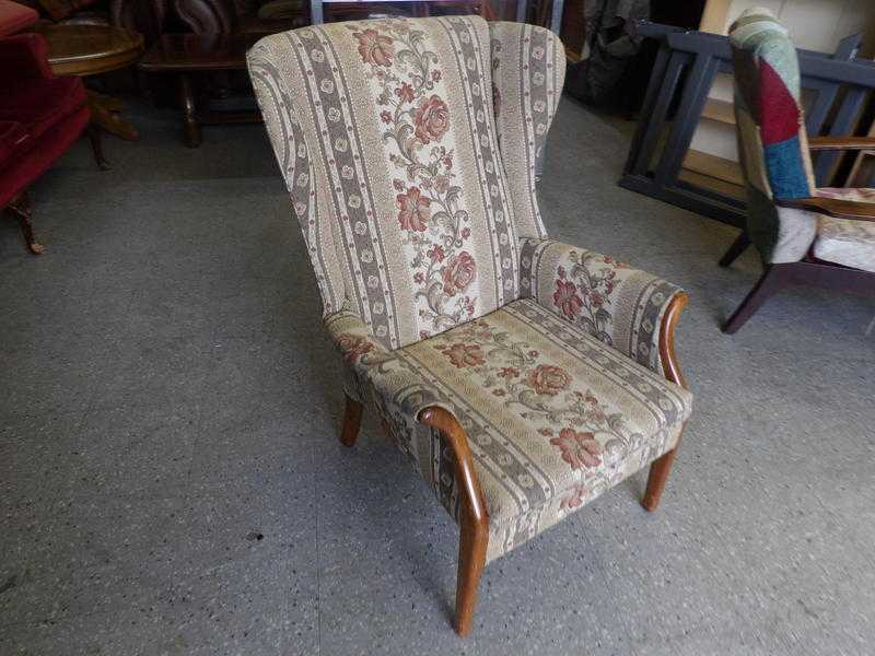 Parker Knoll Wingback Armchair  Fireside Chair For Upholstery Project - Local Delivery Now ONLY 19