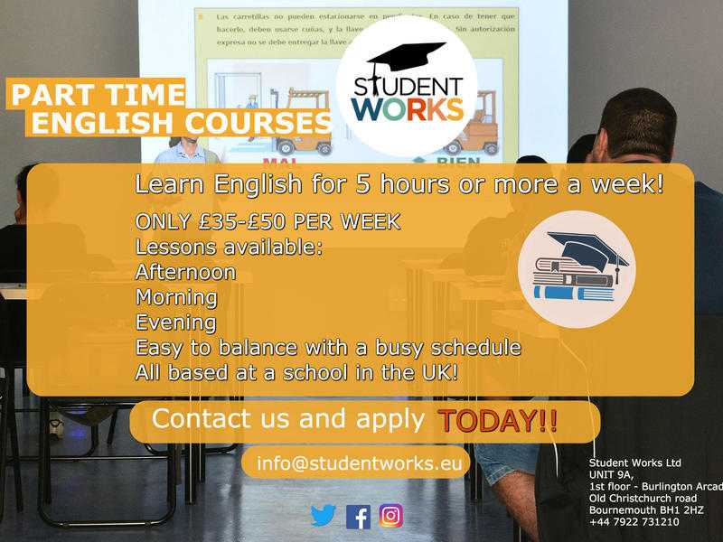 Part time English Courses