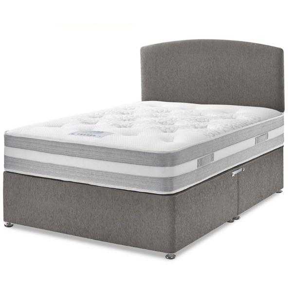 Pasha 1000 4ft6 Double Mattress amp Divan Set from Southern Home Furnishings