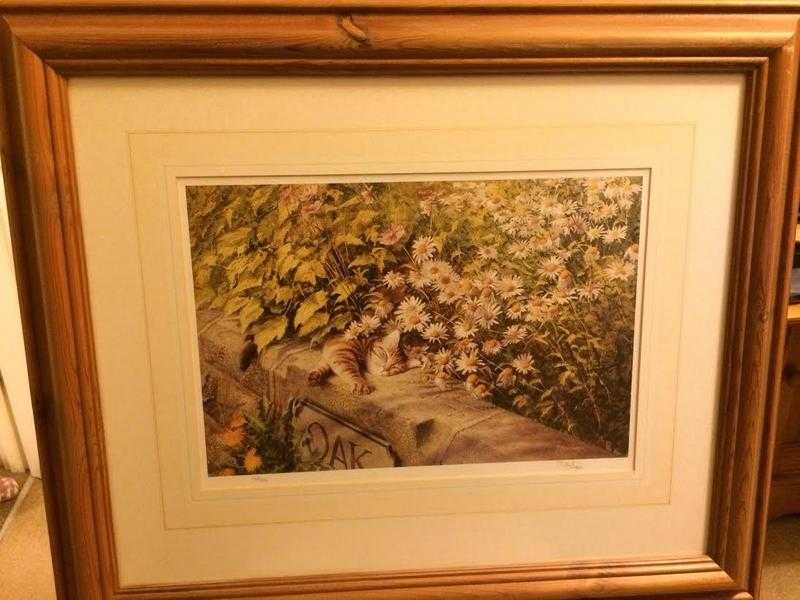 Paul Monteagle limited edition print - Lazy Afternoon. Professionally framed