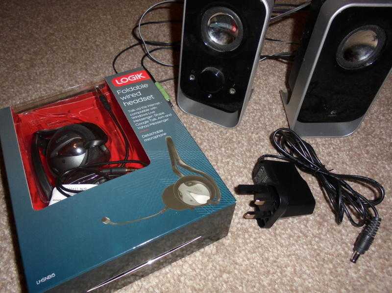 PC Headset and Speakers