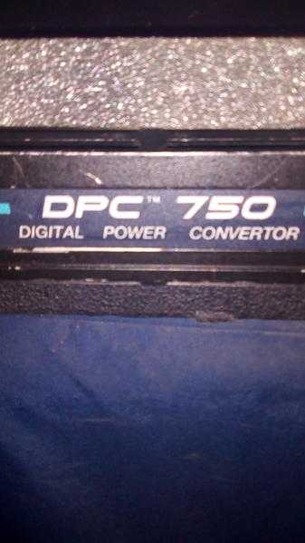 Peavey DPC750digital power amp.only 1 12inches thick plus manual