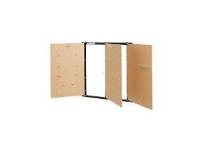 Peg Board Wall Storage Unit