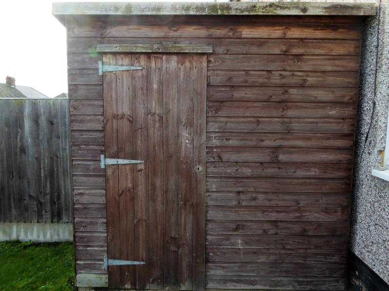 PENT WOODEN SHED 7X4