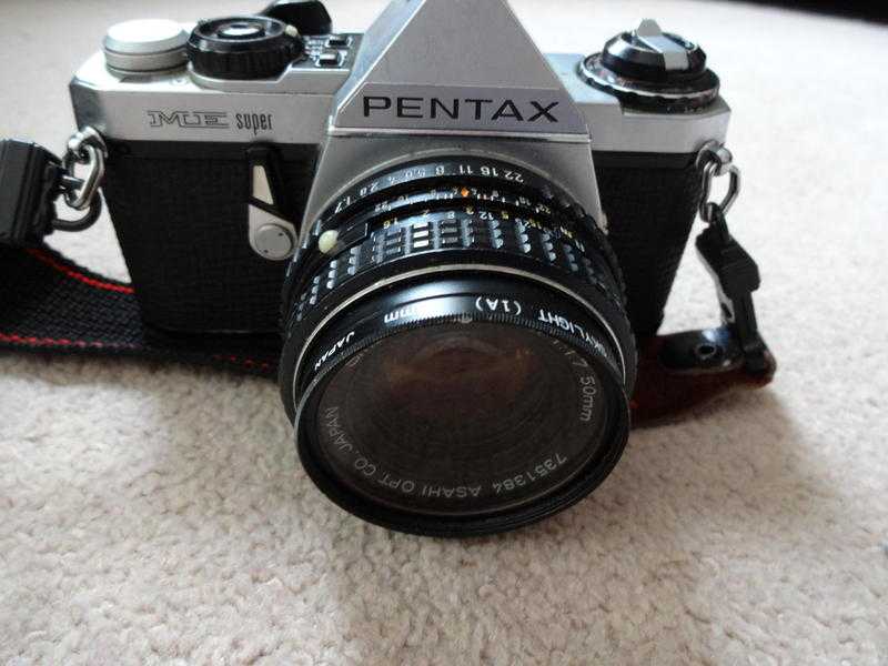 Pentax ME Super 35mm Film Camera  with Pentax-M 11.7 50mm SMC Lens