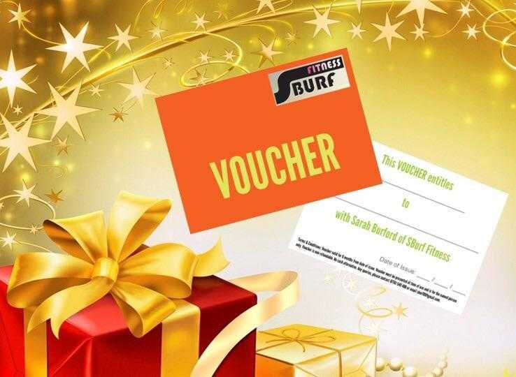 PERSONAL TRAINING GIFT VOUCHERS