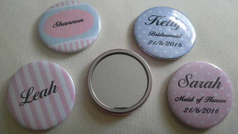 Personalised Pocket Mirrors