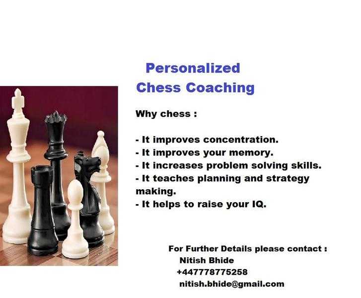 Personalized Chess Coaching in Leeds , near City Centre.