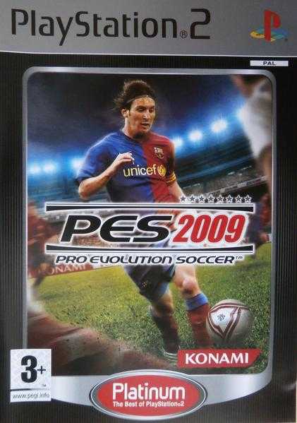 PES 2009 Pro Evolution Soccer (Platinum) (Sony PlayStation 2)