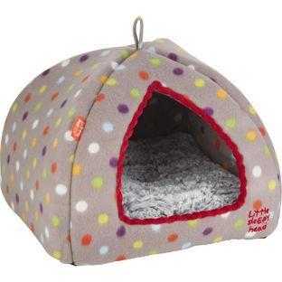 Pet face Small  Igloo Pet Bed - Multicolored.