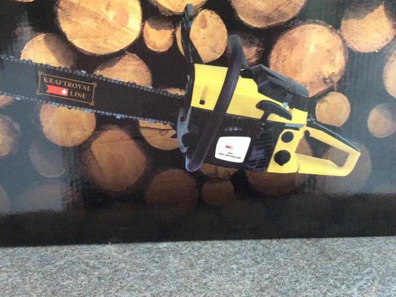 Petrol chainsaw (brand new and boxed)