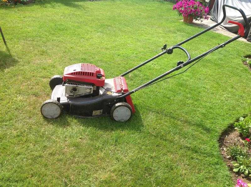 Petrol lawn mower