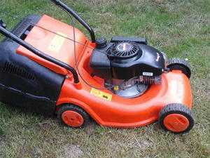 petrol lawn mower