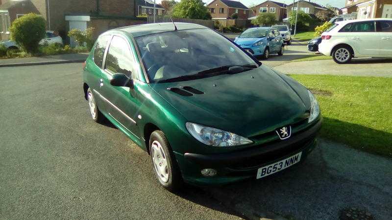 PEUGEOT 206, 1.4, 2003 53 REG, FULL 12 MONTHS MOT, LOTS OF SERVICE HISTORY