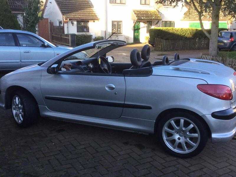 peugeot 206 cc se hard top convertable