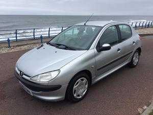 PEUGEOT 206 DIESEL  LX HDI, SILVER, 2002