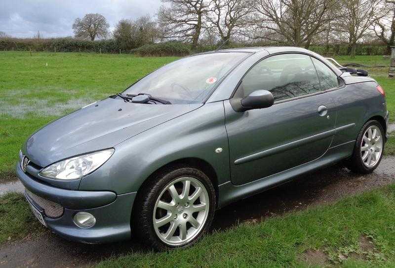 Peugeot 206cc Sport 1.6 2005 MOT until Nov 2016