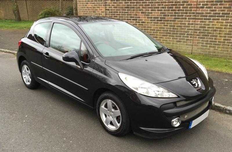 Peugeot 207, 1.4 Verve, Black, 2009