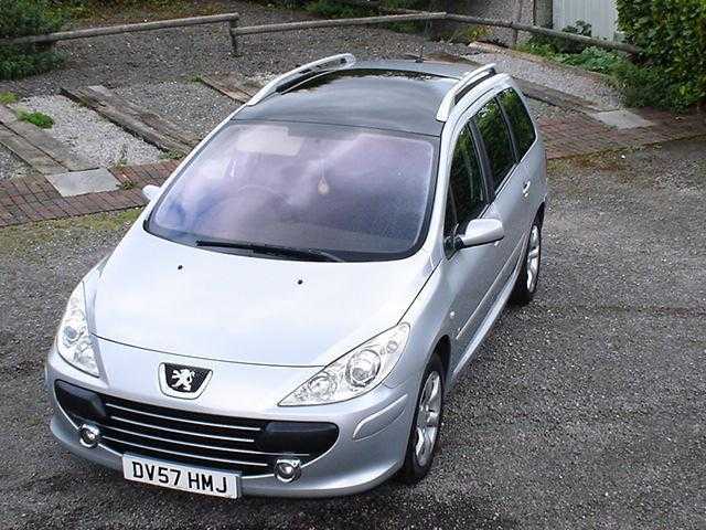 PEUGEOT 307 SW S HDI 110, SILVER, 2007.Sell or Swop