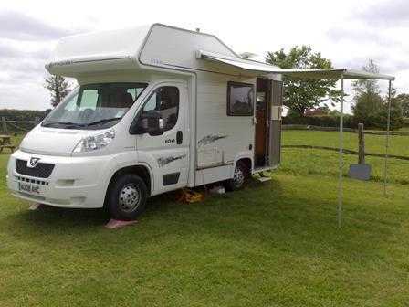 Peugeot Elddis Autoquest 100 Motorhome For Hire