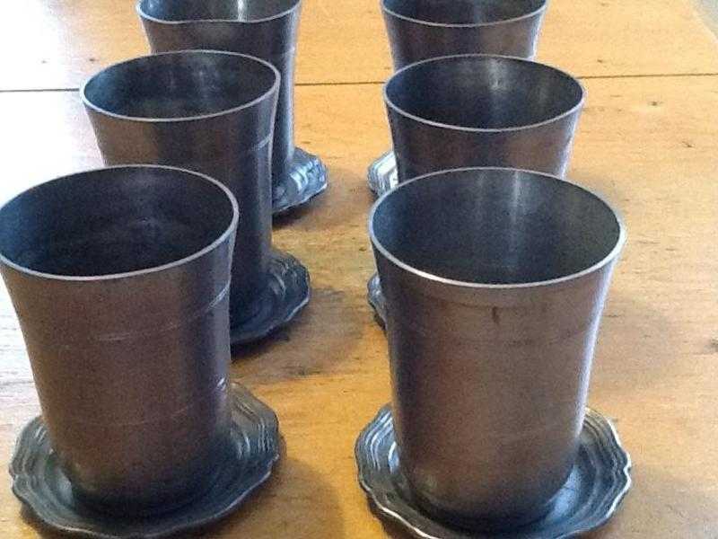 Pewter Beer Tumblers