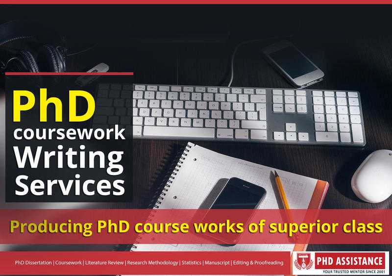 PhD coursework Writing Services  PhD Assistance