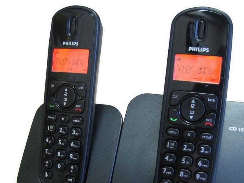 PHILIPS DUO TWIN SET DIGITAL CORDLESS PHONES (DECT).