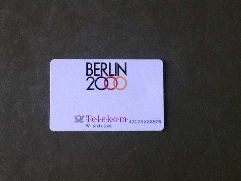 Phonecard Berlin 2000