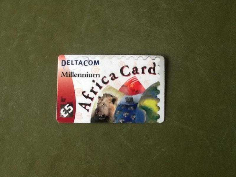 Phonecard deltacom millennium africa 5