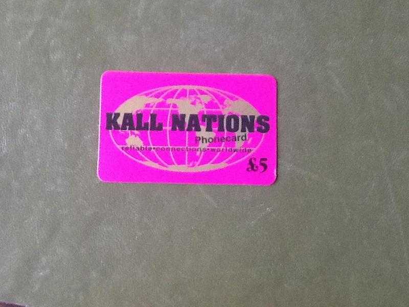 Phonecard kall nations 5