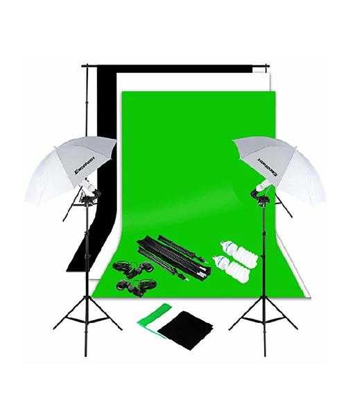 photography backdrop setup