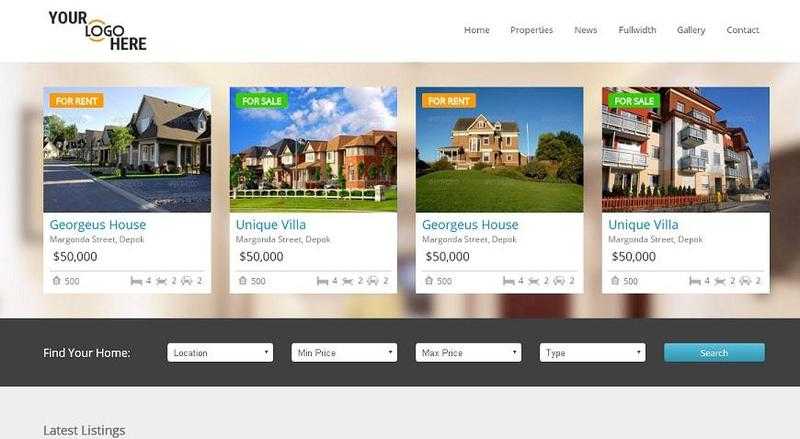 PHP Realestate Script - Realestate Template