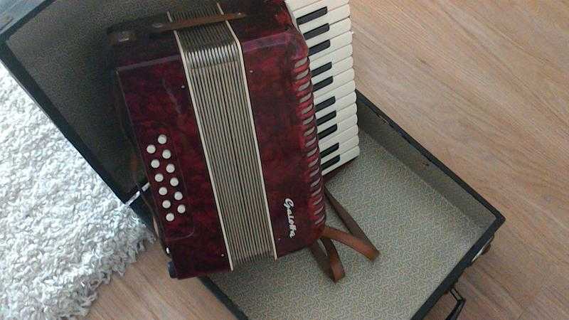 piano key accordion