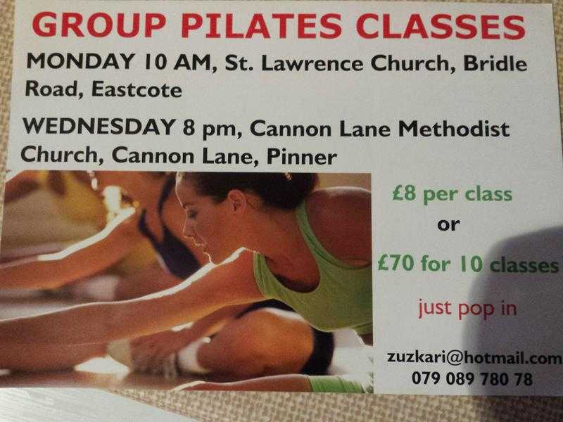 PILATES CLASS IN PINNER