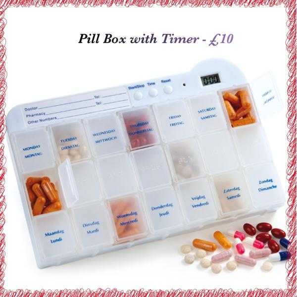 Pill Box with Timer