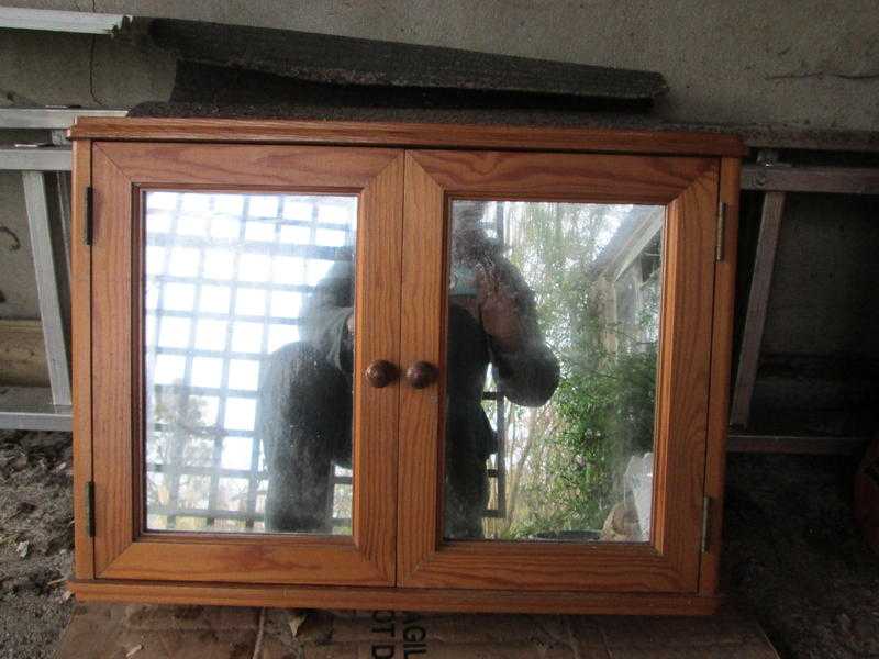 Pine bathroom cabinet