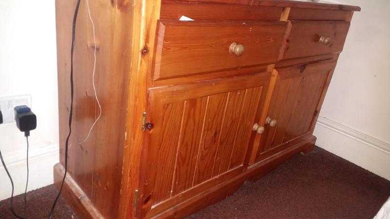 Pine bedside table in excellent condition.