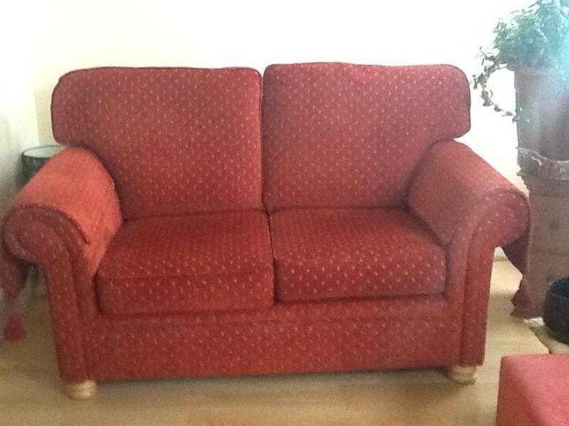 Pine bookcase, Mahogany Tallboy amp settee. All top quality